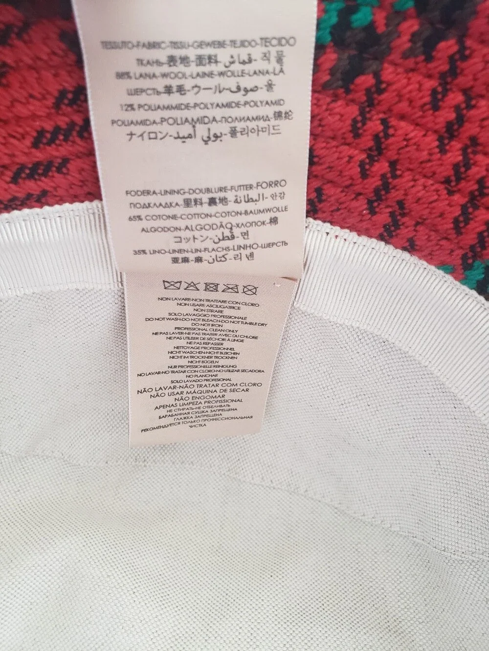 Gucci wool red